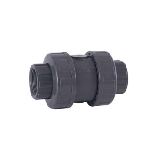 VALVULA CHEQUE TIPO BOLA CUERPO PVC SELLO EPDM