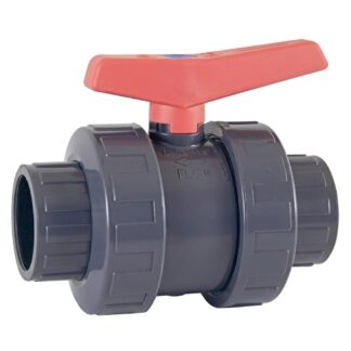 VALVULA BOLA UNIBLOCK CUERPO PVC