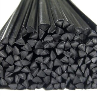 BARRAS ENTERAS | ELECTRODO HDPE TRIANGULAR NEGRO
